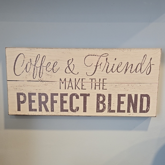 Coffee & Friends Wall‎ Sign NWT - Picture 1 of 8